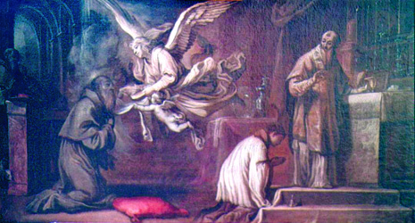 San Bonaventura riceve